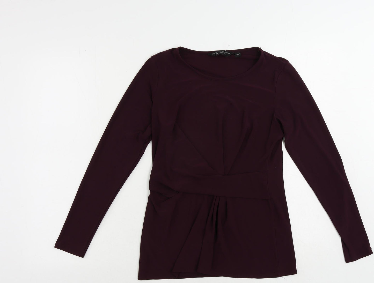Womens UK Size 8 Dorothy Perkins Purple Basic Blouse