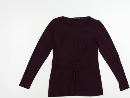 Womens UK Size 8 Dorothy Perkins Purple Basic Blouse