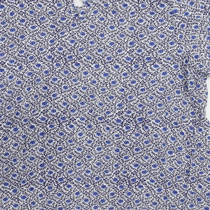 Womens UK Size 10 Marks and Spencer Blue Basic Blouse