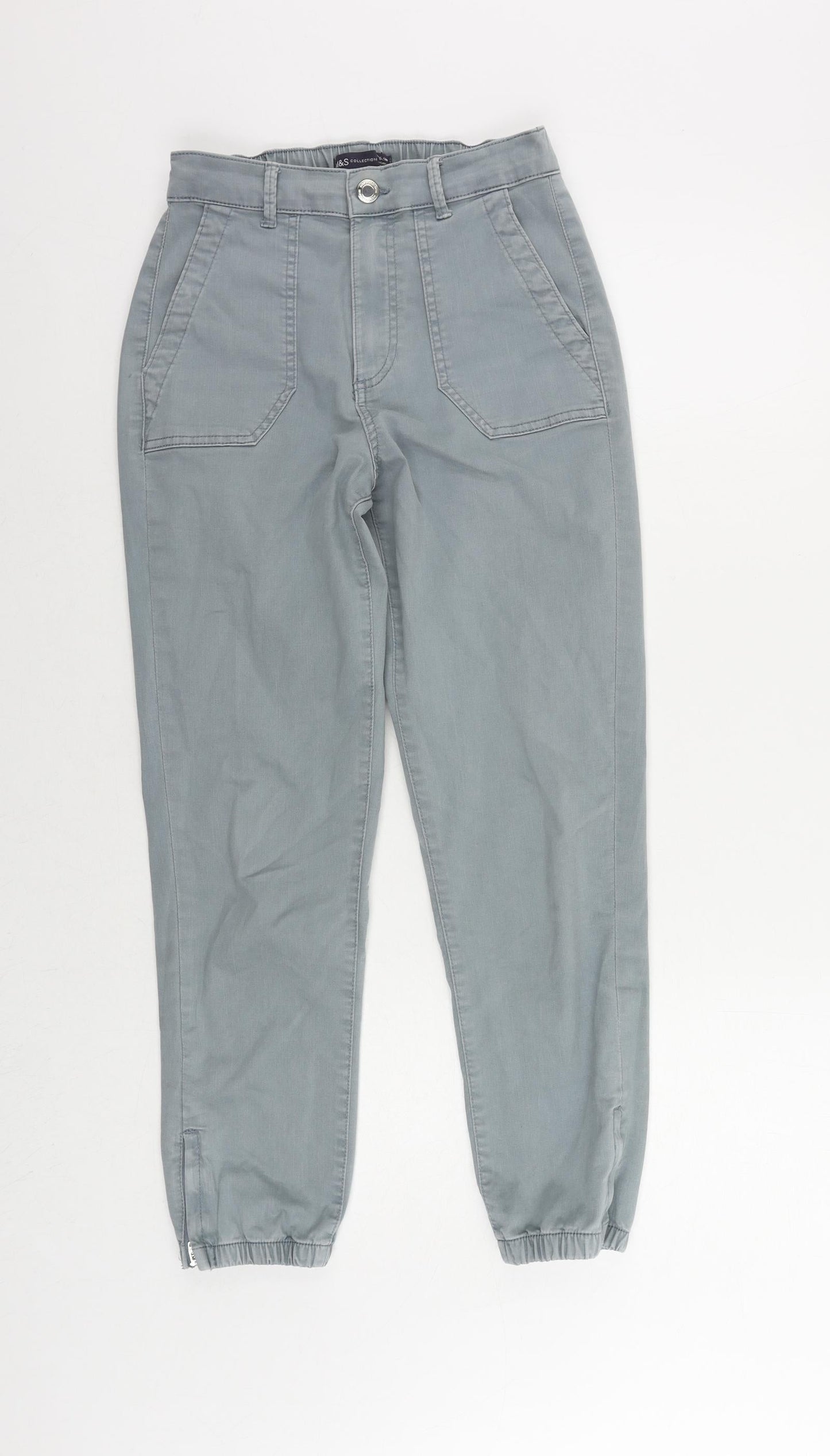 Womens UK Size 6 Marks and Spencer Regular Fit Tapered Blue Jeans