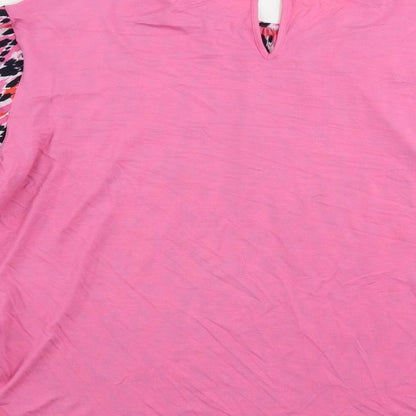 Womens UK Size 10 Marks and Spencer Pink Basic Blouse