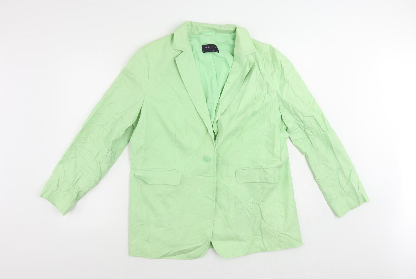 Womens UK Size 16 Marks and Spencer Green Jacket