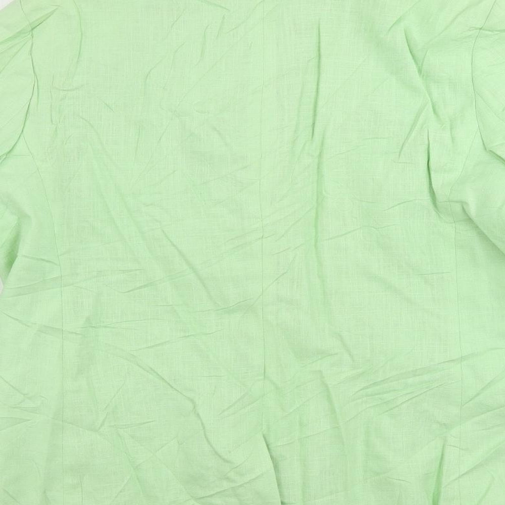 Womens UK Size 16 Marks and Spencer Green Jacket