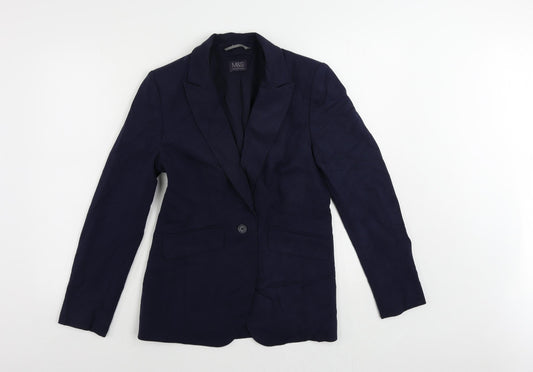 Womens UK Size 10 Marks and Spencer Blue Jacket