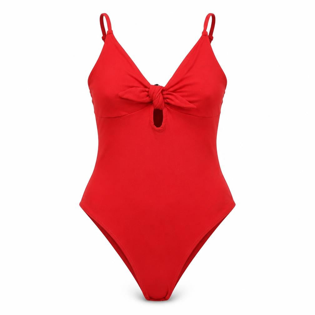 Womens UK Size S H&M One-Piece Red Bodysuit