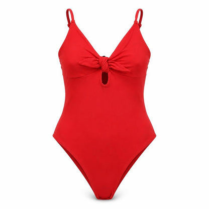 Womens UK Size S H&M One-Piece Red Bodysuit