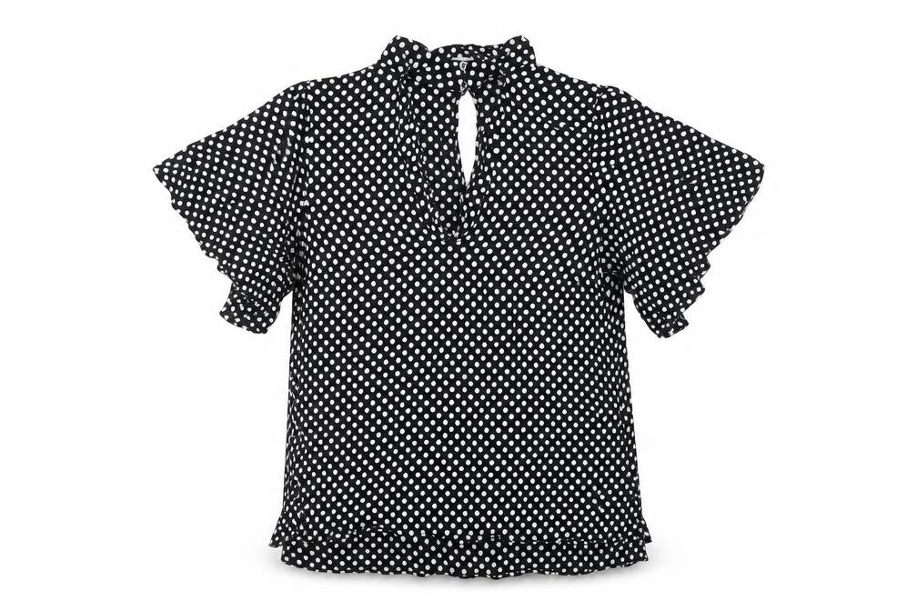 Womens UK Size M Zara Black Basic Blouse