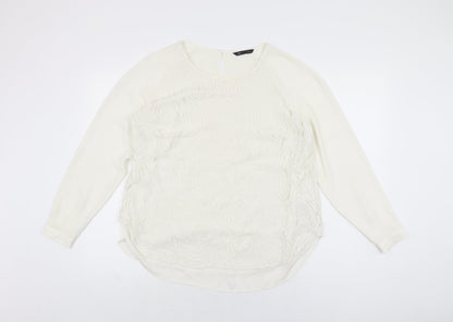 Womens UK Size 16 Marks and Spencer White Basic Blouse