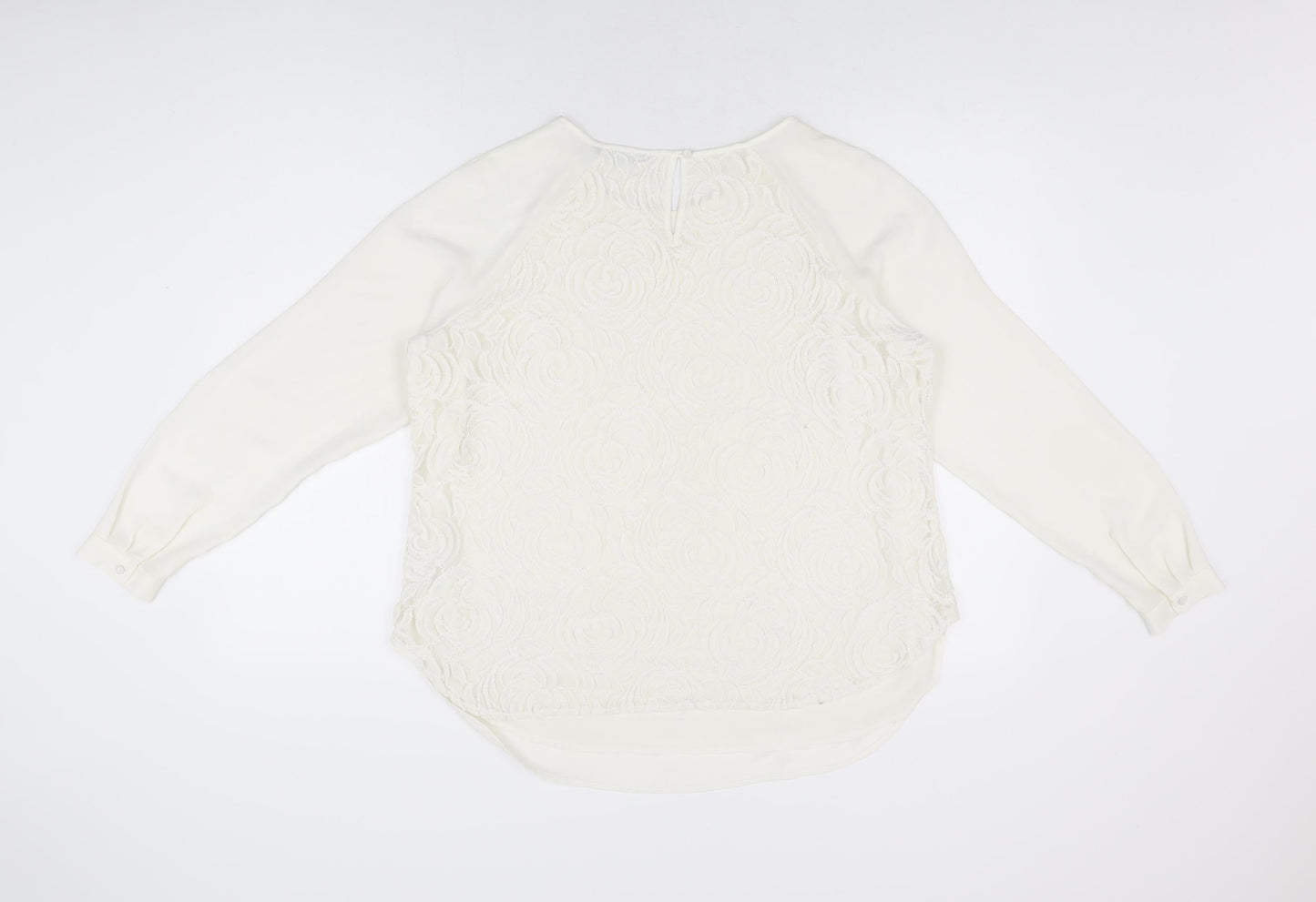 Womens UK Size 16 Marks and Spencer White Basic Blouse