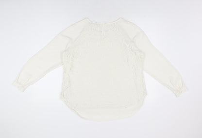 Womens UK Size 16 Marks and Spencer White Basic Blouse