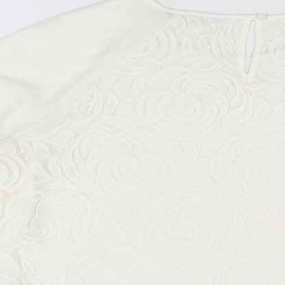 Womens UK Size 16 Marks and Spencer White Basic Blouse