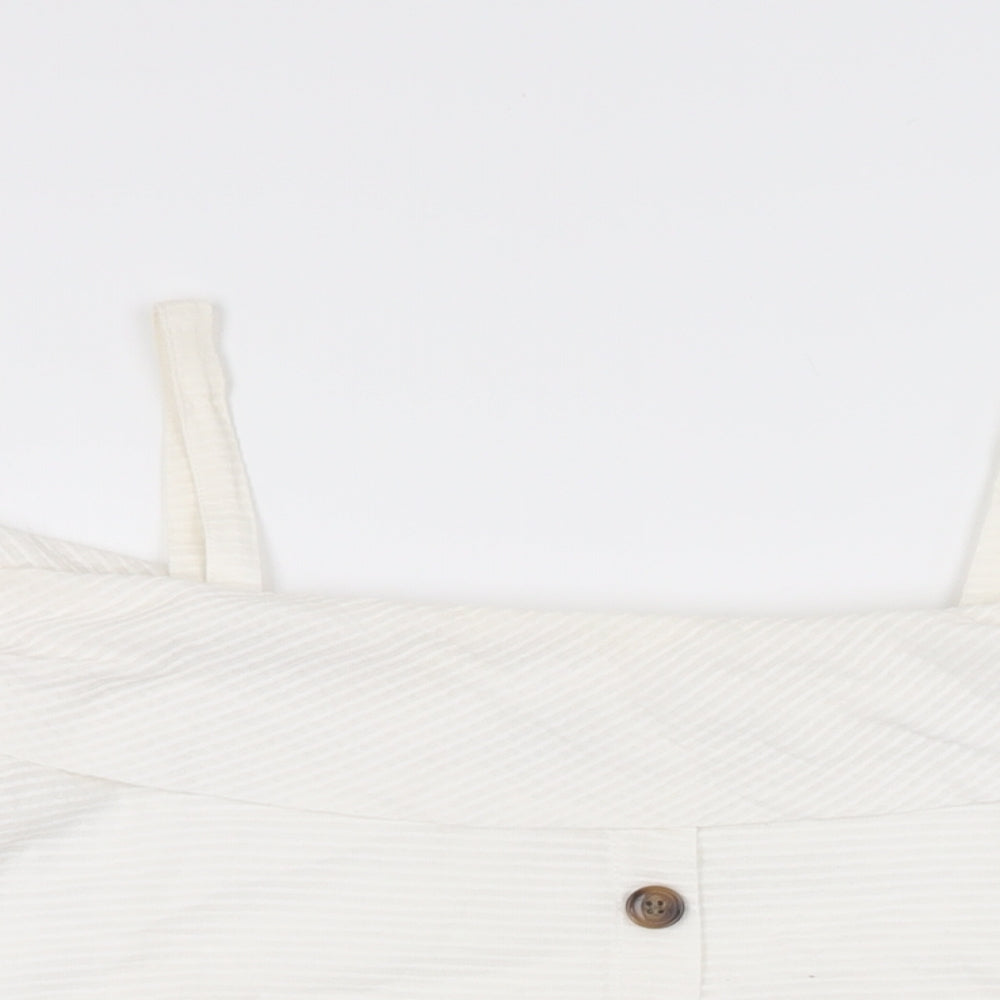 Womens UK Size 16 Soon White Basic Blouse