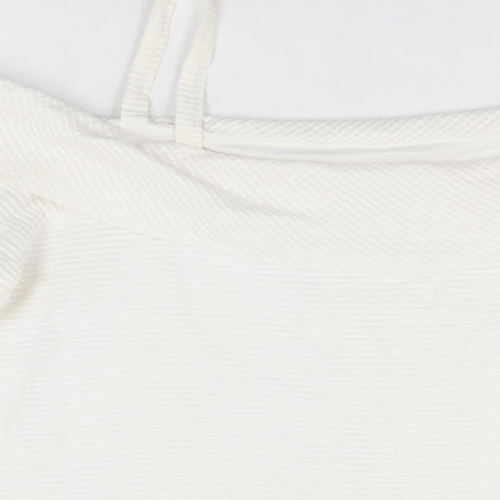 Womens UK Size 16 Soon White Basic Blouse