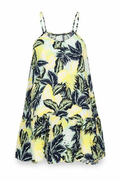 Marks and Spencer Womens Multicoloured Geometric Viscose Shift Size 10 Scoop Neck Pullover