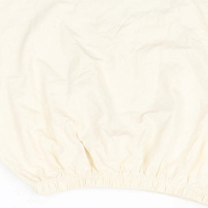 Womens UK Size S PRETTYLITTLETHING Ivory Cropped T-Shirt