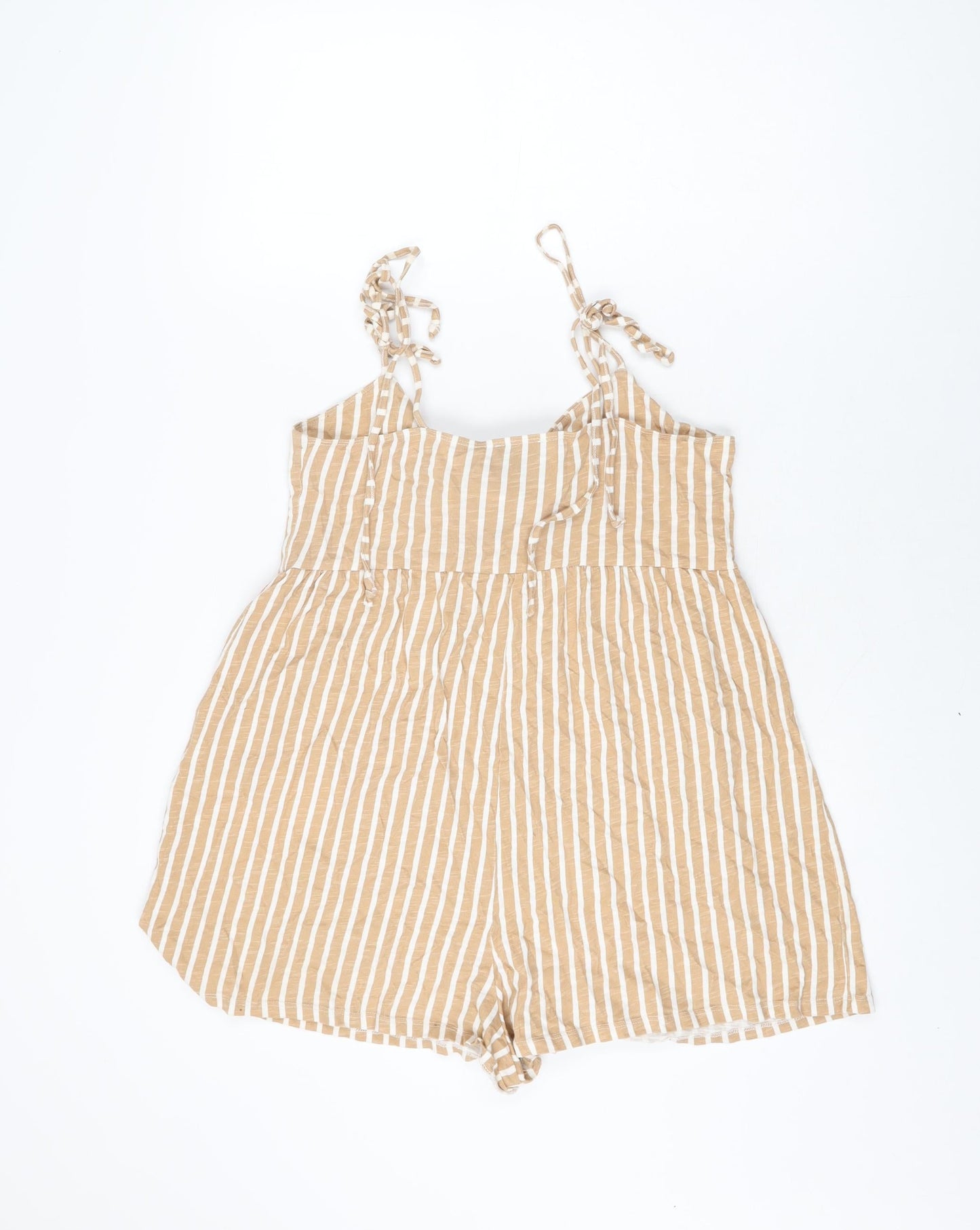 Womens UK Size 12 ASOS One-Piece Beige Playsuit