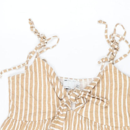 Womens UK Size 12 ASOS One-Piece Beige Playsuit