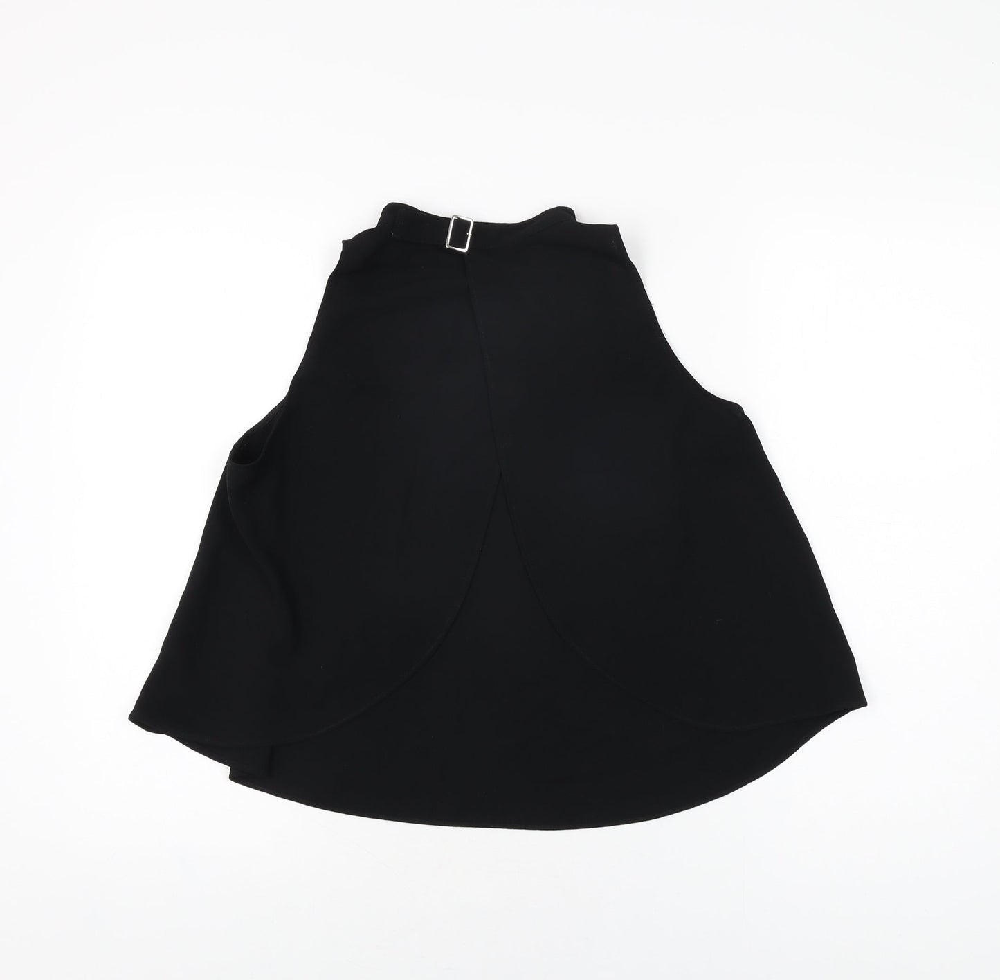 Womens UK Size M Zara Black Basic Blouse