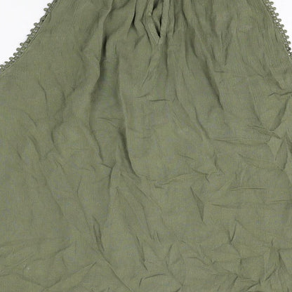 Womens UK Size 12 H&M Green Basic T-Shirt