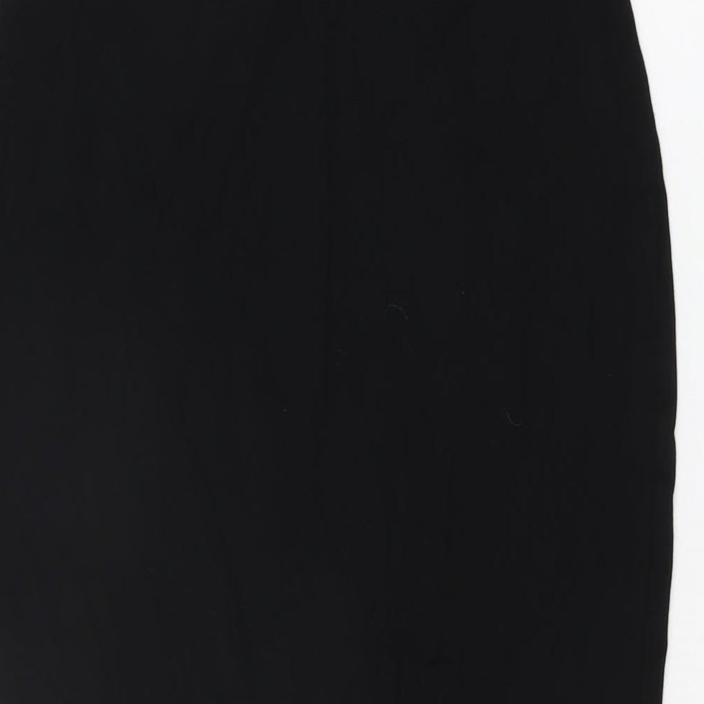 ASOS Womens Black Viscose Straight & Pencil Skirt Size 8
