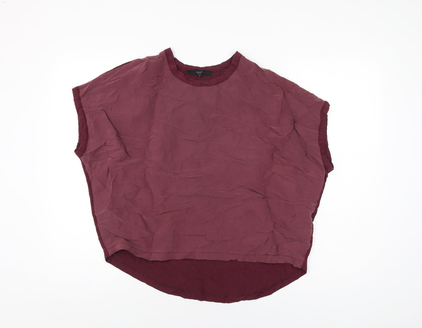 Womens UK Size 8 NEXT Red Basic T-Shirt