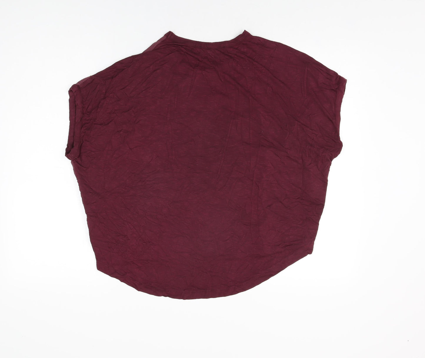 Womens UK Size 8 NEXT Red Basic T-Shirt