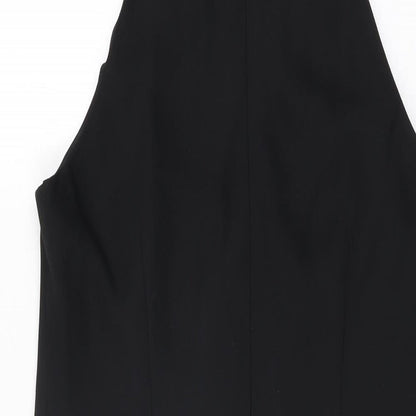 Opera Richards Womens Black Polyester Shift Size 12 Round Neck Zip