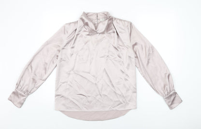 Womens UK Size 10 River Island Purple Basic Blouse