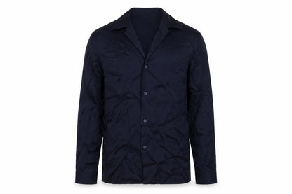 Zara Mens Blue Polyester Button-Up Size S Collared Button