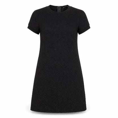 Zara Womens Black Polyester A-Line Size XS Round Neck Zip