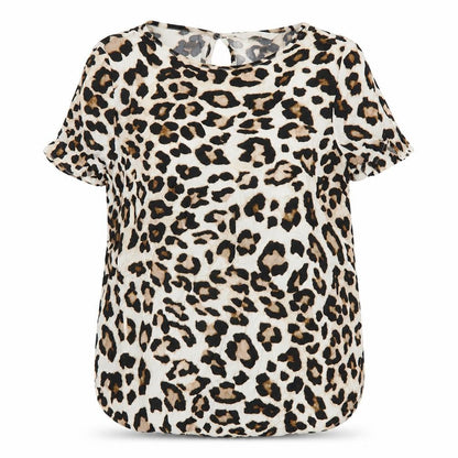 Womens UK Size 10 H&M Brown Basic T-Shirt