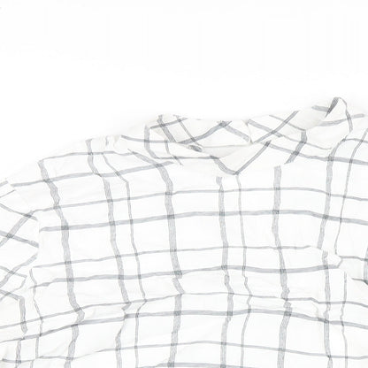 Womens UK Size 14 Marks and Spencer White Basic T-Shirt