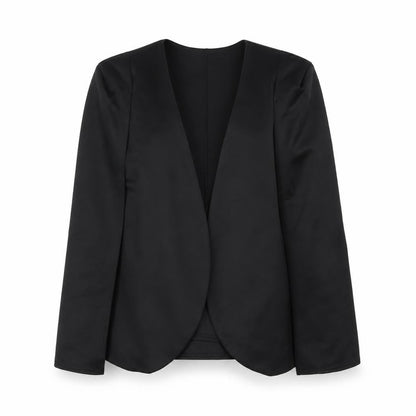 Womens UK Size 10 PRETTYLITTLETHING Black Jacket