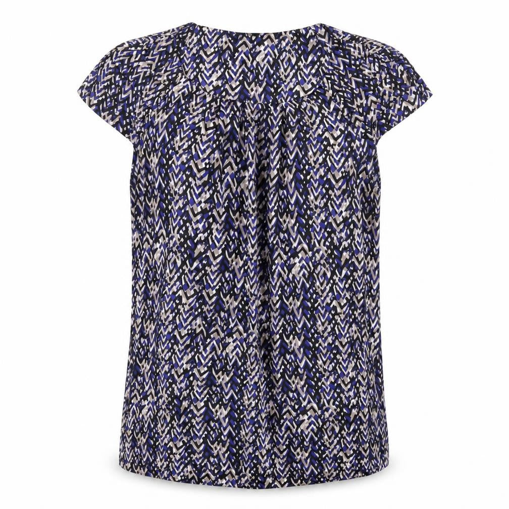 Womens UK Size 10 Debenhams Blue Basic T-Shirt