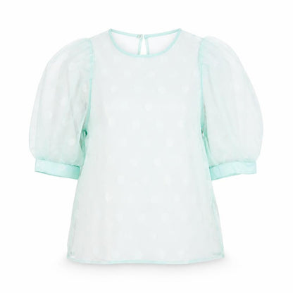 Womens UK Size 6 New Look Green Basic T-Shirt