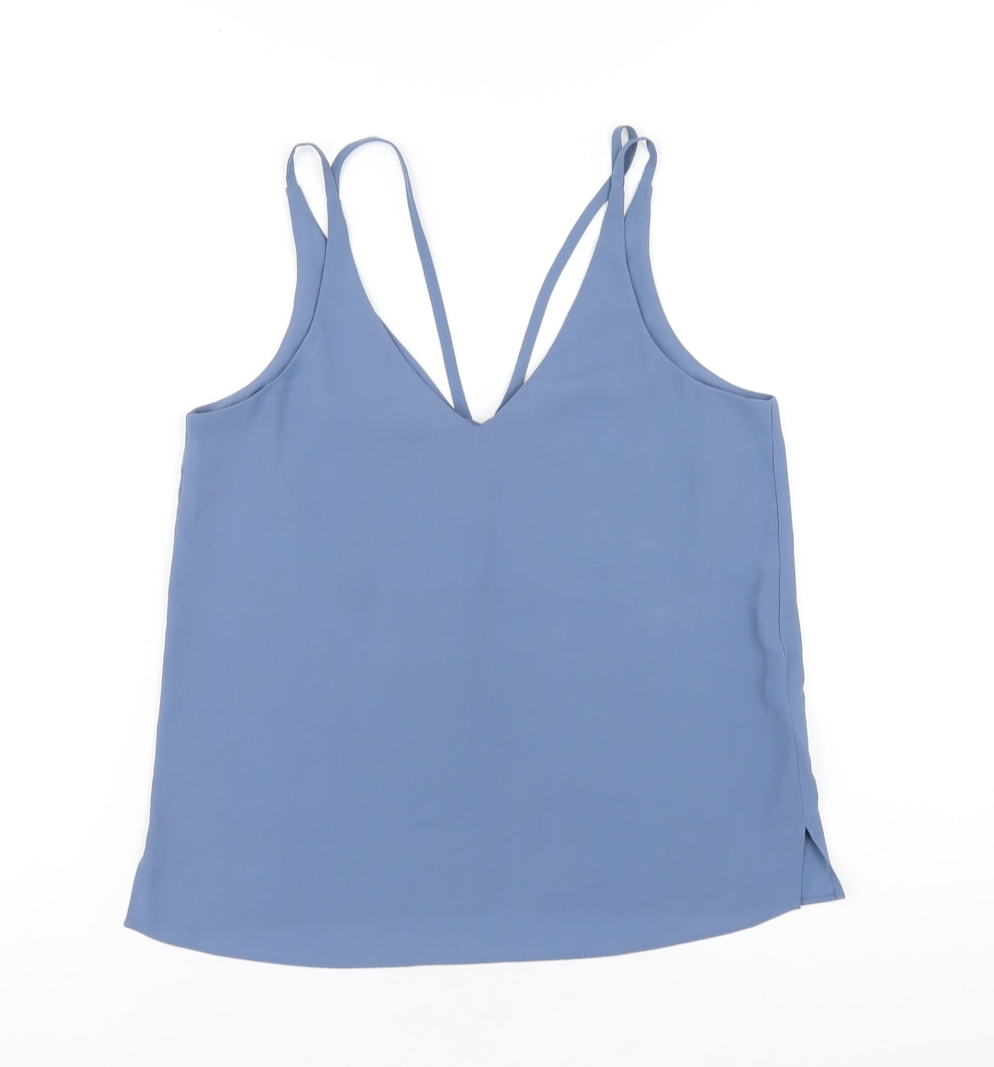 Womens UK Size 6 Topshop Blue Camisole T-Shirt