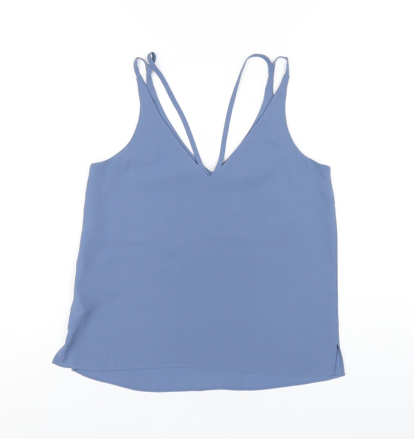 Womens UK Size 6 Topshop Blue Camisole T-Shirt