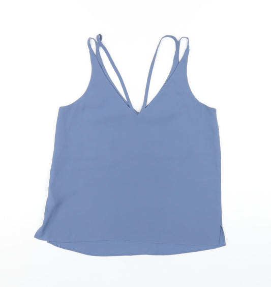 Womens UK Size 6 Topshop Blue Camisole T-Shirt