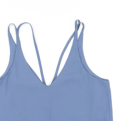 Womens UK Size 6 Topshop Blue Camisole T-Shirt