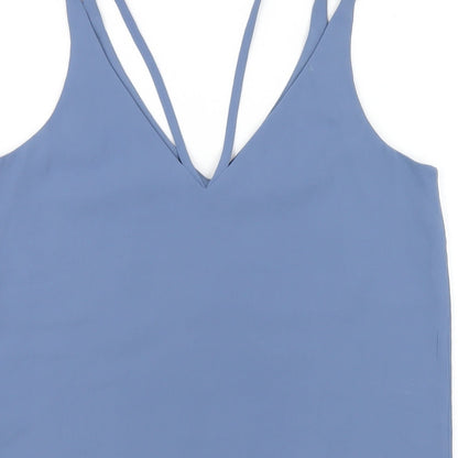 Womens UK Size 6 Topshop Blue Camisole T-Shirt