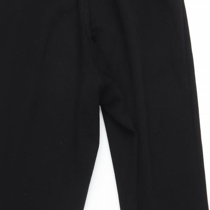 New Look Womens Black Polyester Trousers Size 12 L31 in Regular
