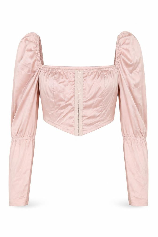 Womens UK Size 8 Missguided Pink Cropped T-Shirt