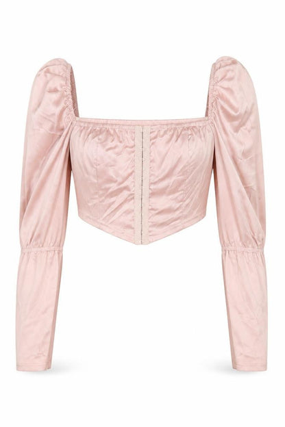 Womens UK Size 8 Missguided Pink Cropped T-Shirt