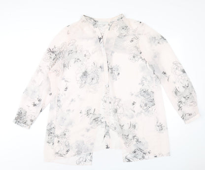 Womens UK Size 16 RJR.John Rocha Pink Basic Button-Up