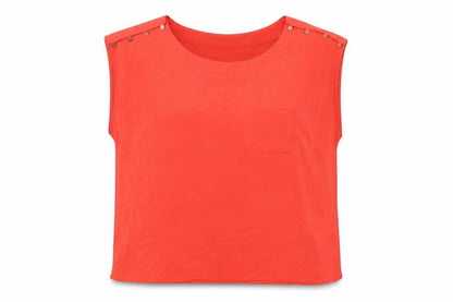 Womens UK Size 16 Oasis Red Basic T-Shirt