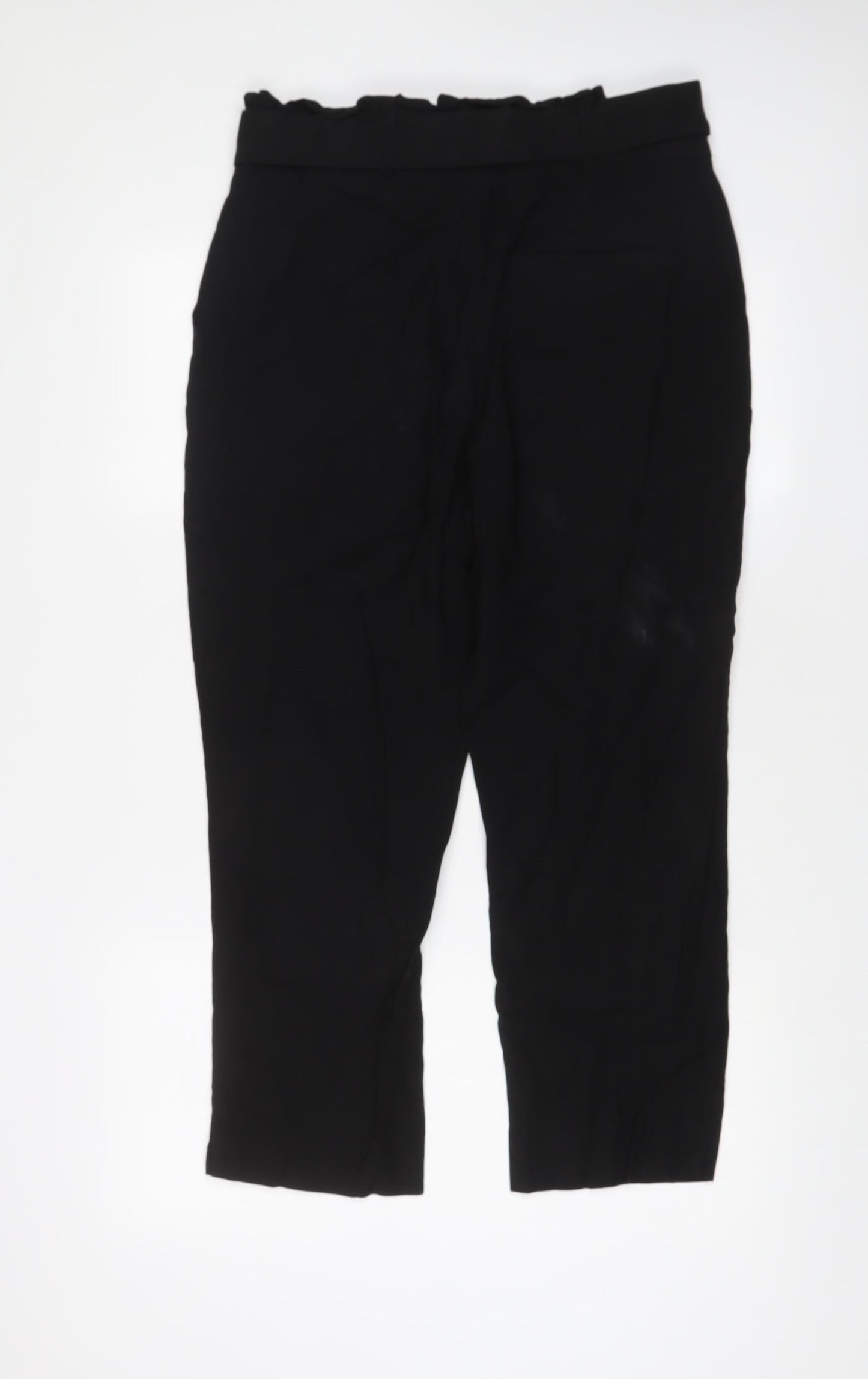 Womens UK Size M Zara Regular Fit  Black Trousers