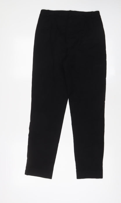 Womens UK Size 8 Marks and Spencer Regular Fit  Black Trousers