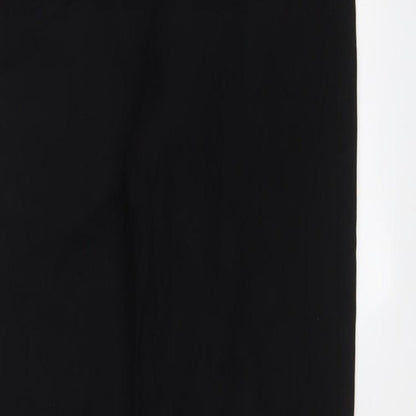 Womens UK Size 8 Marks and Spencer Regular Fit  Black Trousers