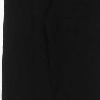 Womens UK Size 8 Marks and Spencer Regular Fit  Black Trousers