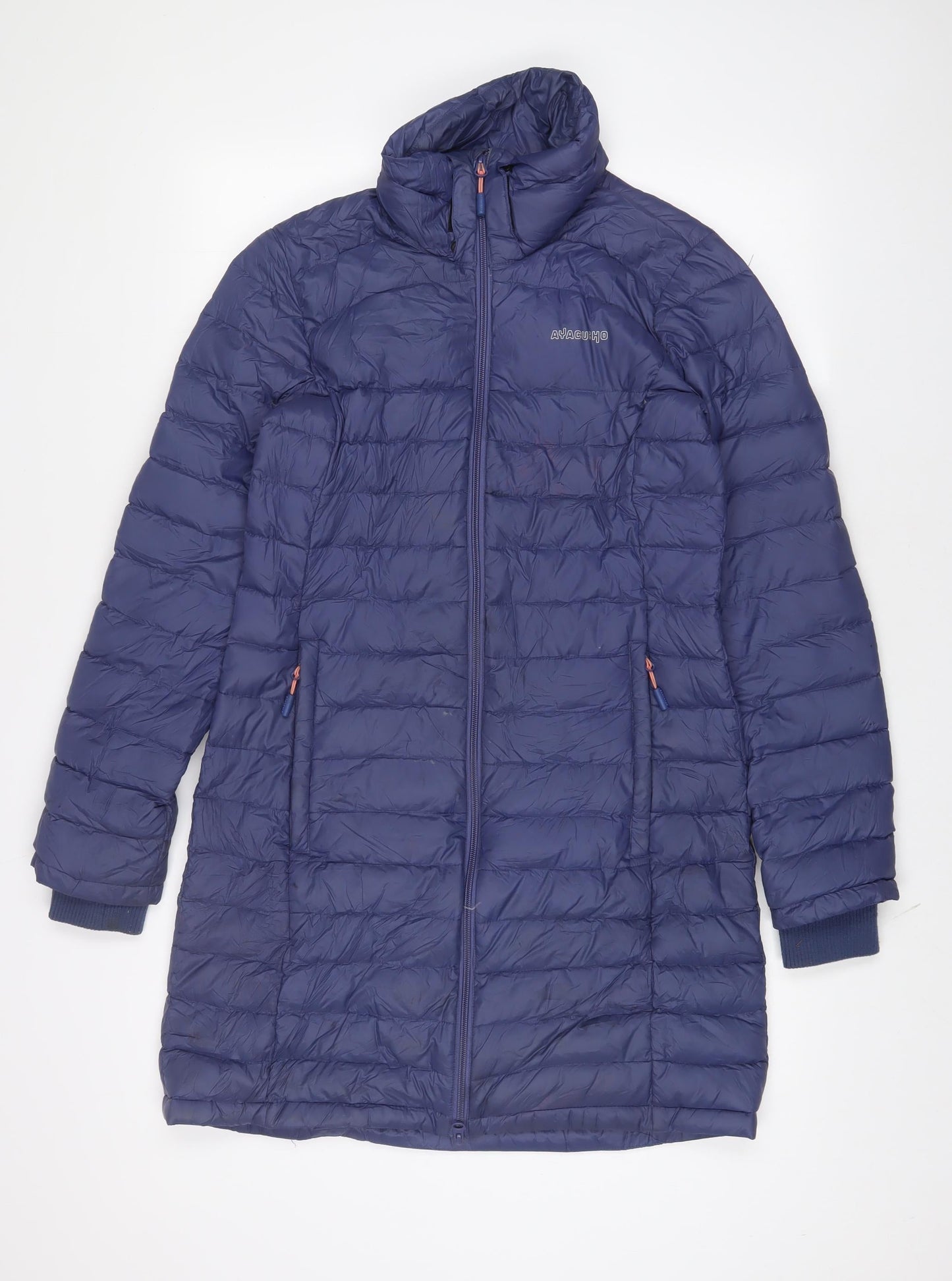 Ayacucho Womens Purple Jacket Size S Zip - Zip Pockets